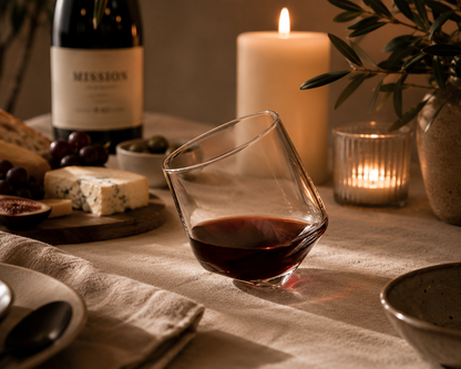 Nordic Tilted Wine Glass