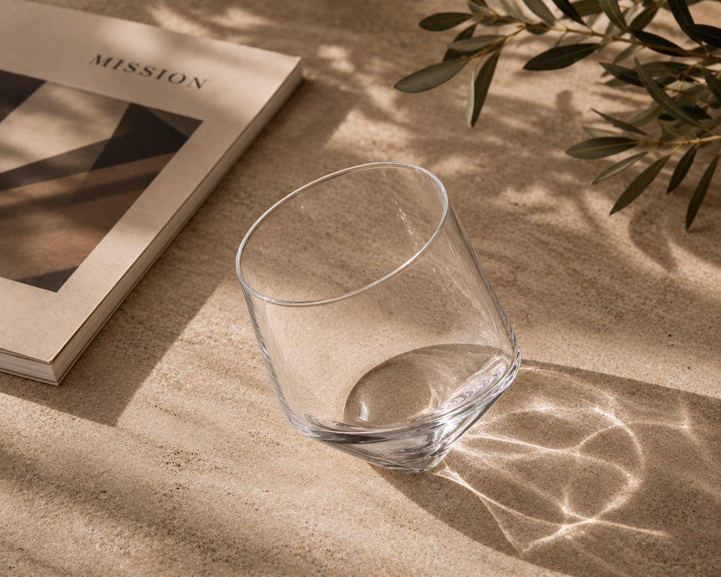 Nordic Tilted Wine Glass