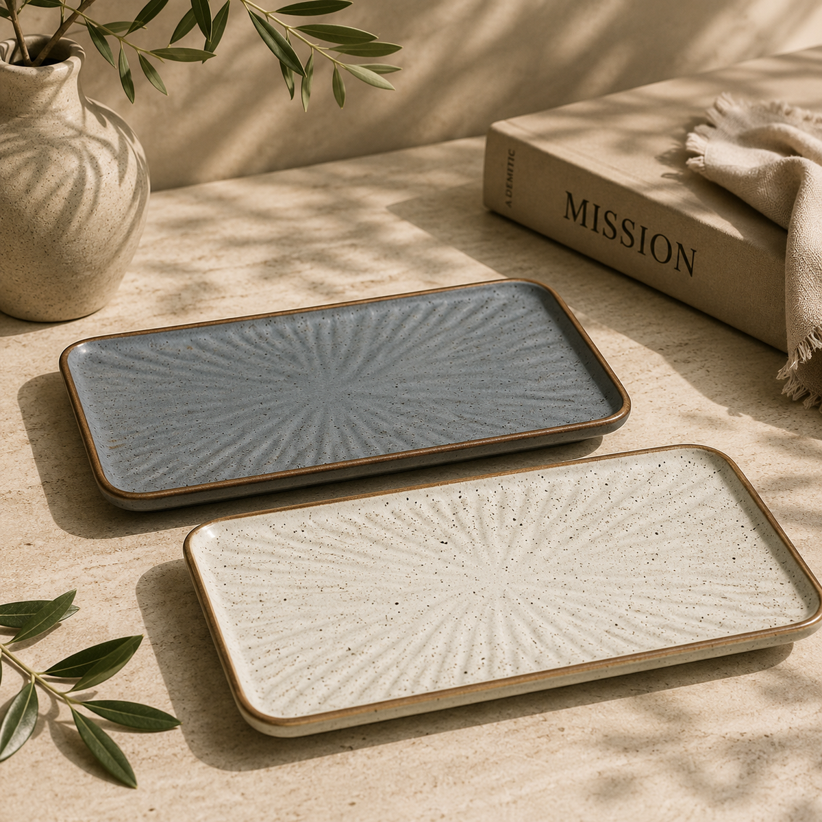 Nordic Rectangular Serving Tray