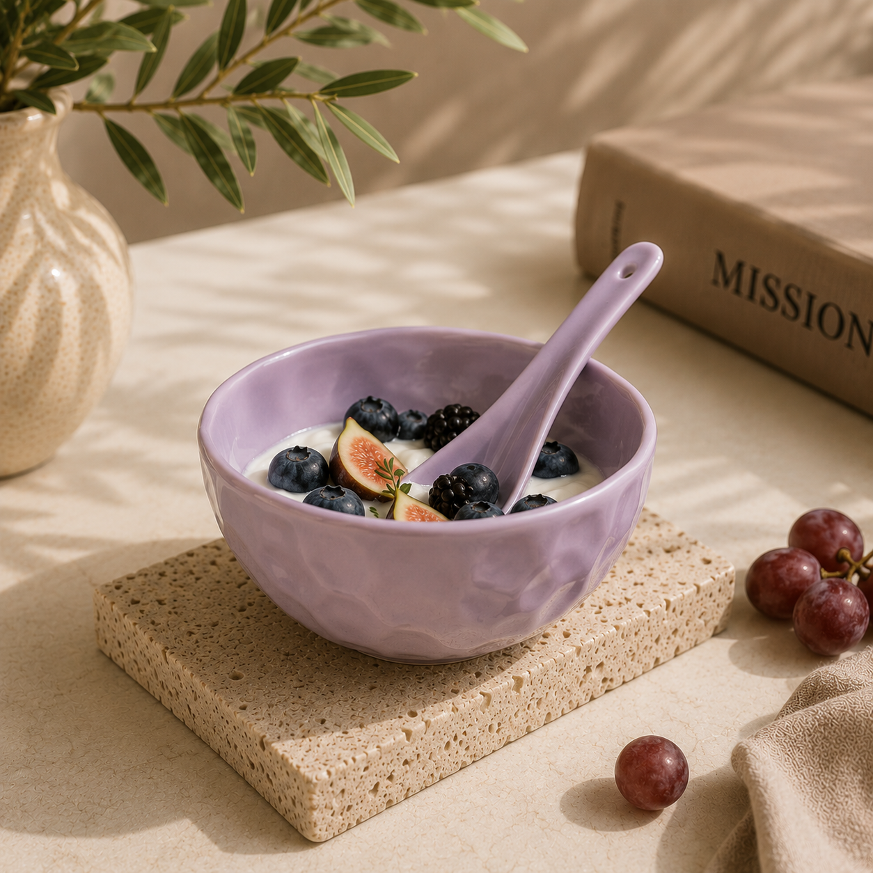 Organic Wavy Ceramic Bowl