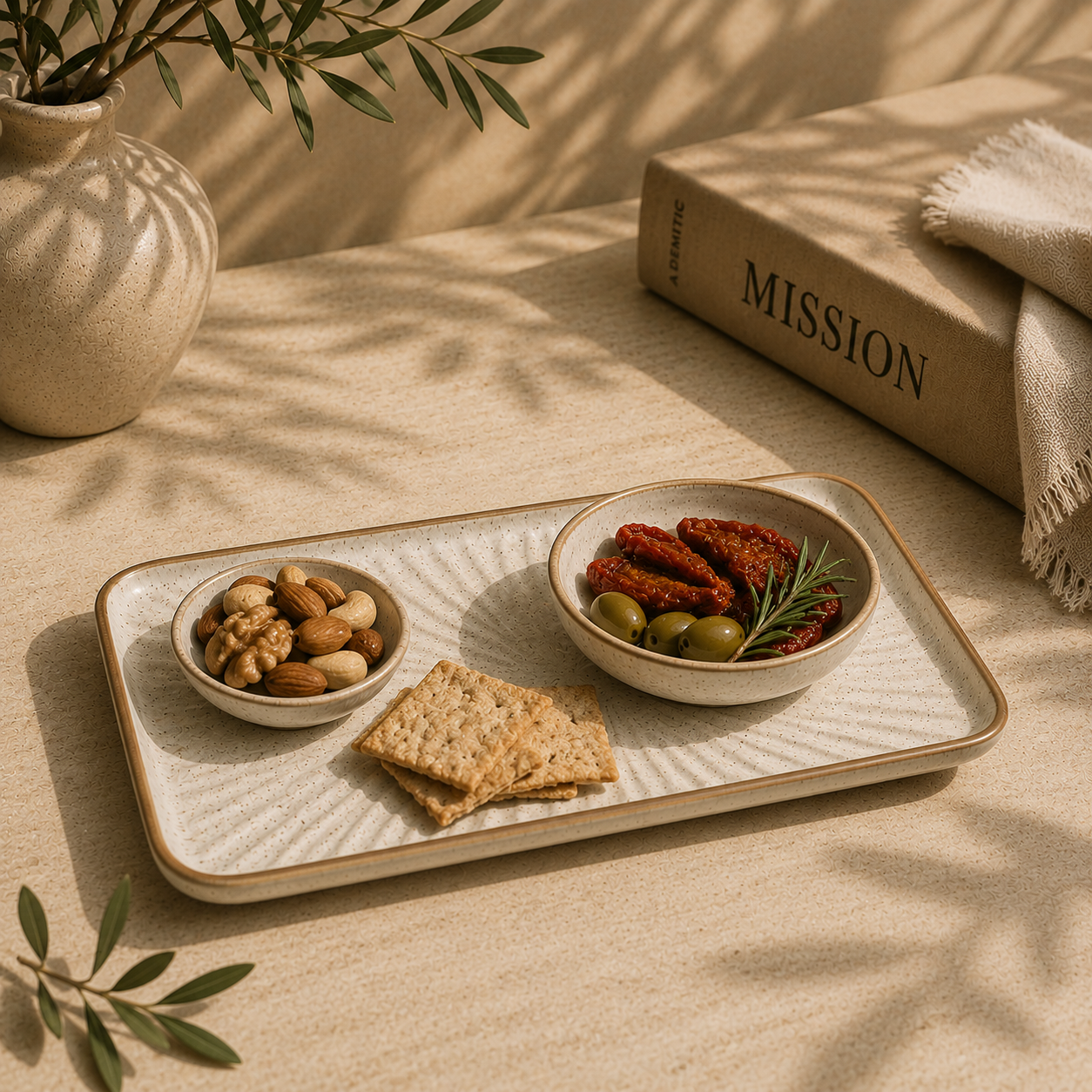 Nordic Rectangular Serving Tray