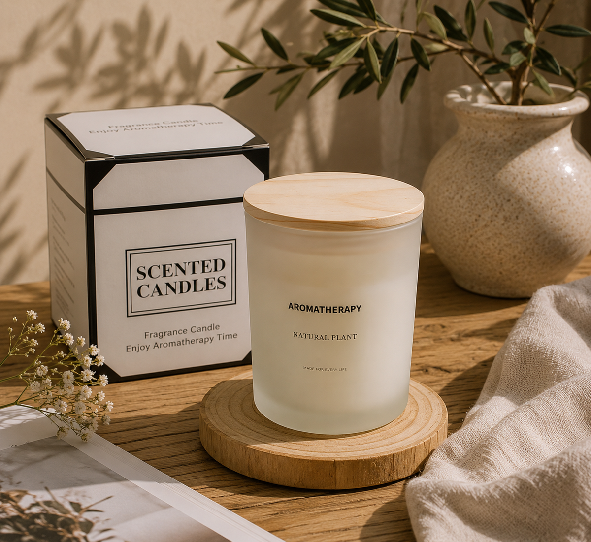 Natural Aromatherapy Candle