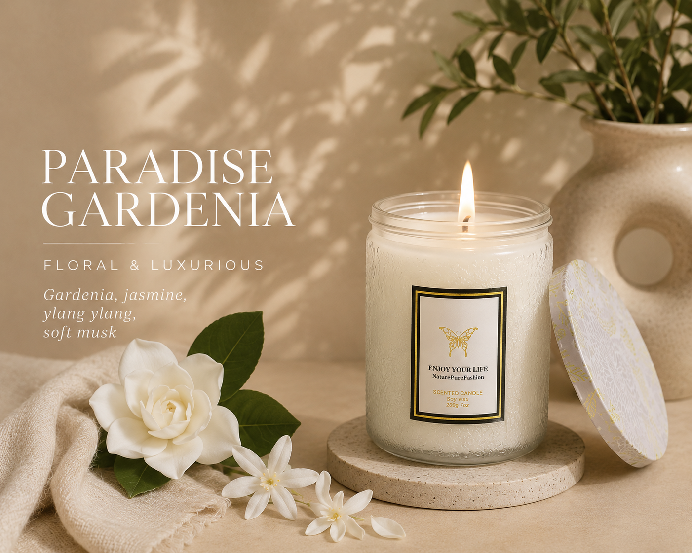 Decorative Glass Aromatherapy Candle