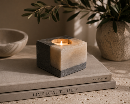 Nordic Concrete Tea Light Holder