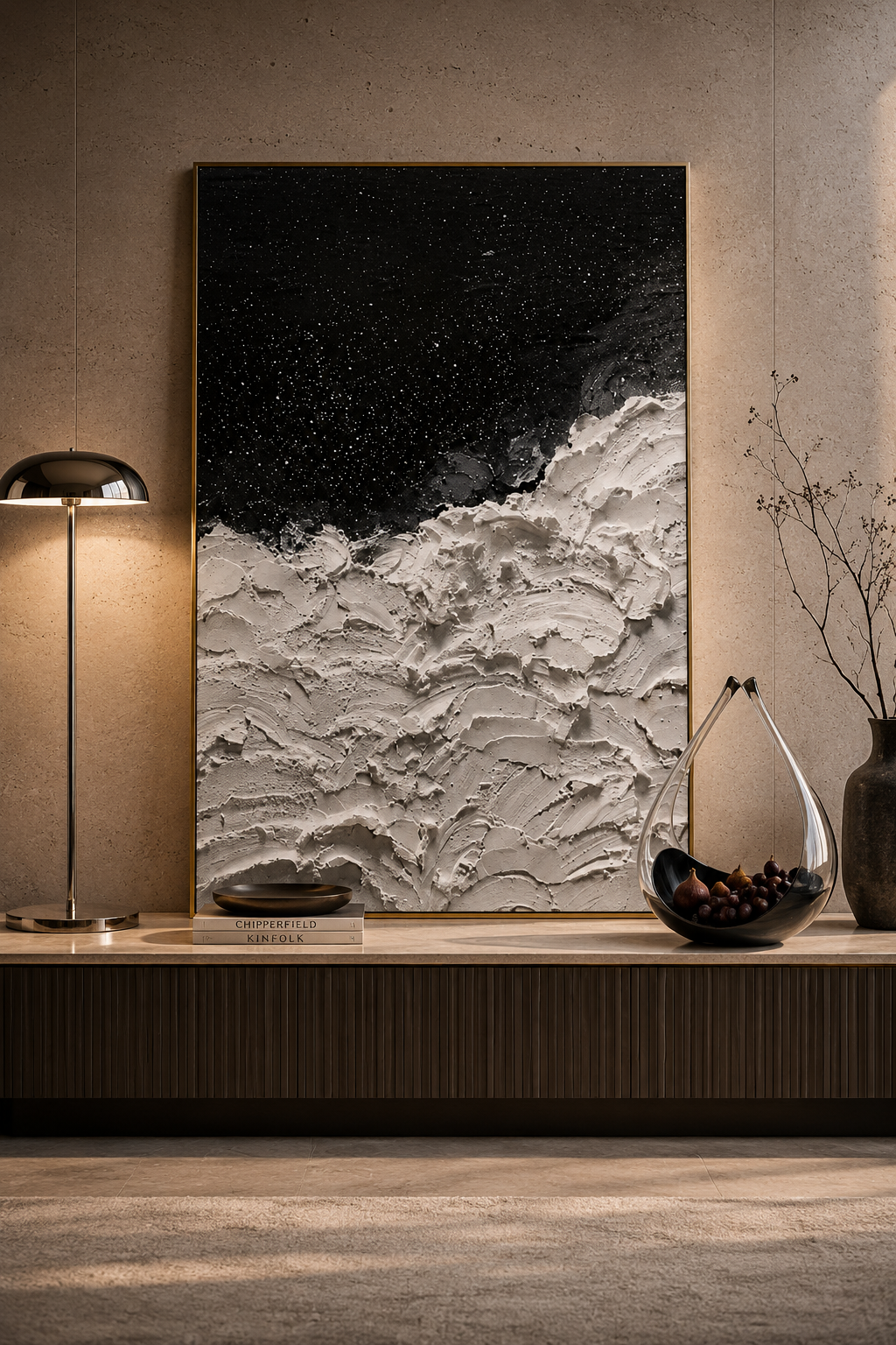 Eclipse Textured Canvas