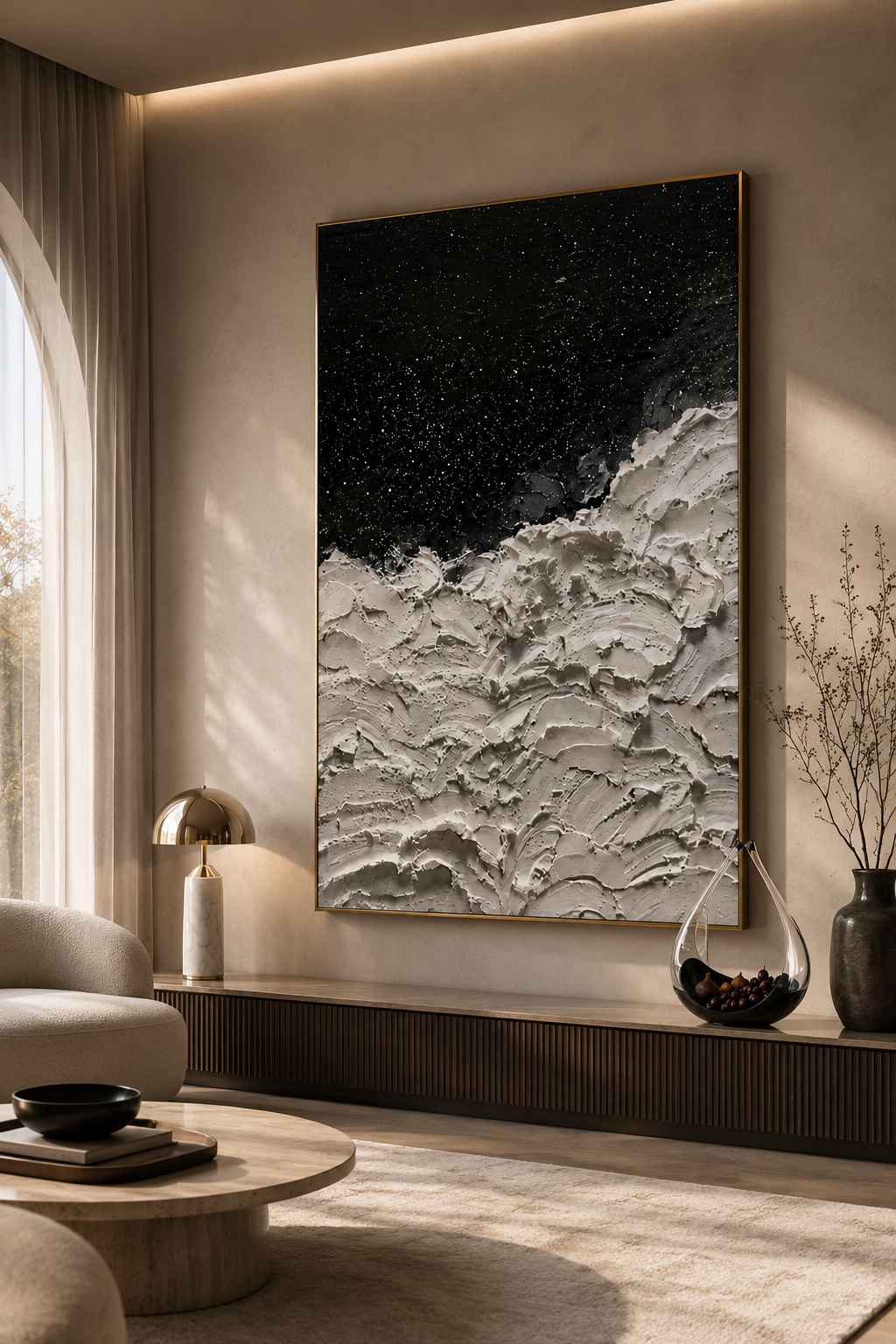 Eclipse Textured Canvas